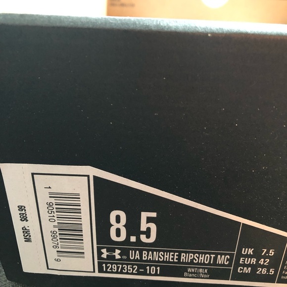 Under Armour Banshee Ripshot Cleets NEW - Picture 4 of 4